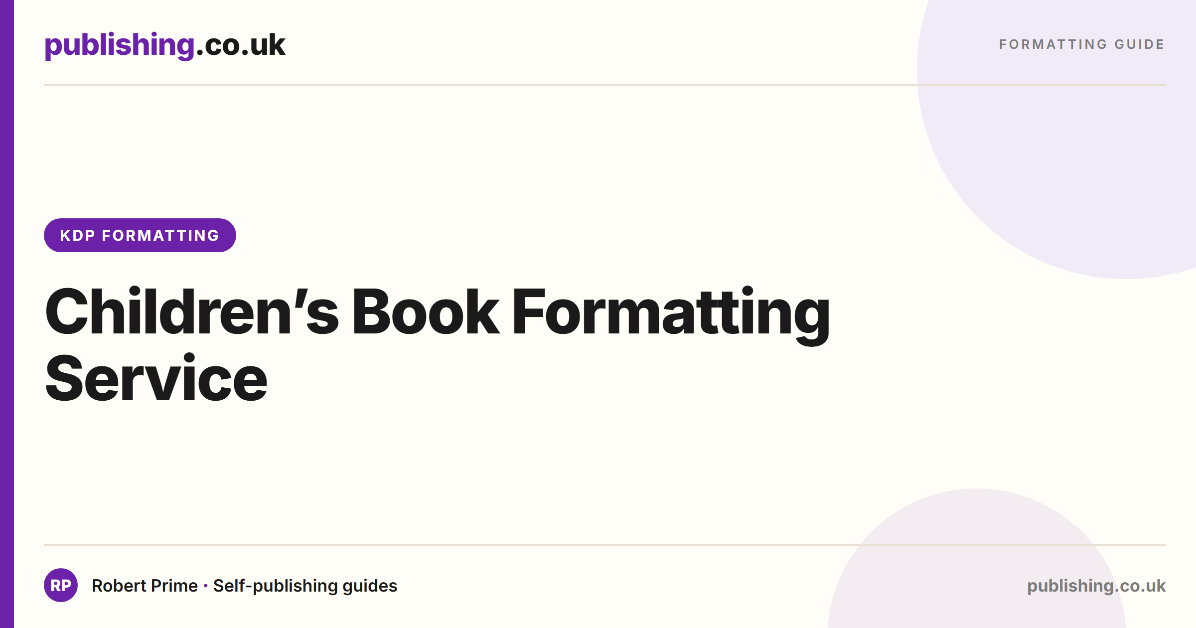 Children's Book Formatting Service: Who Can Format My Picture Book for KDP?