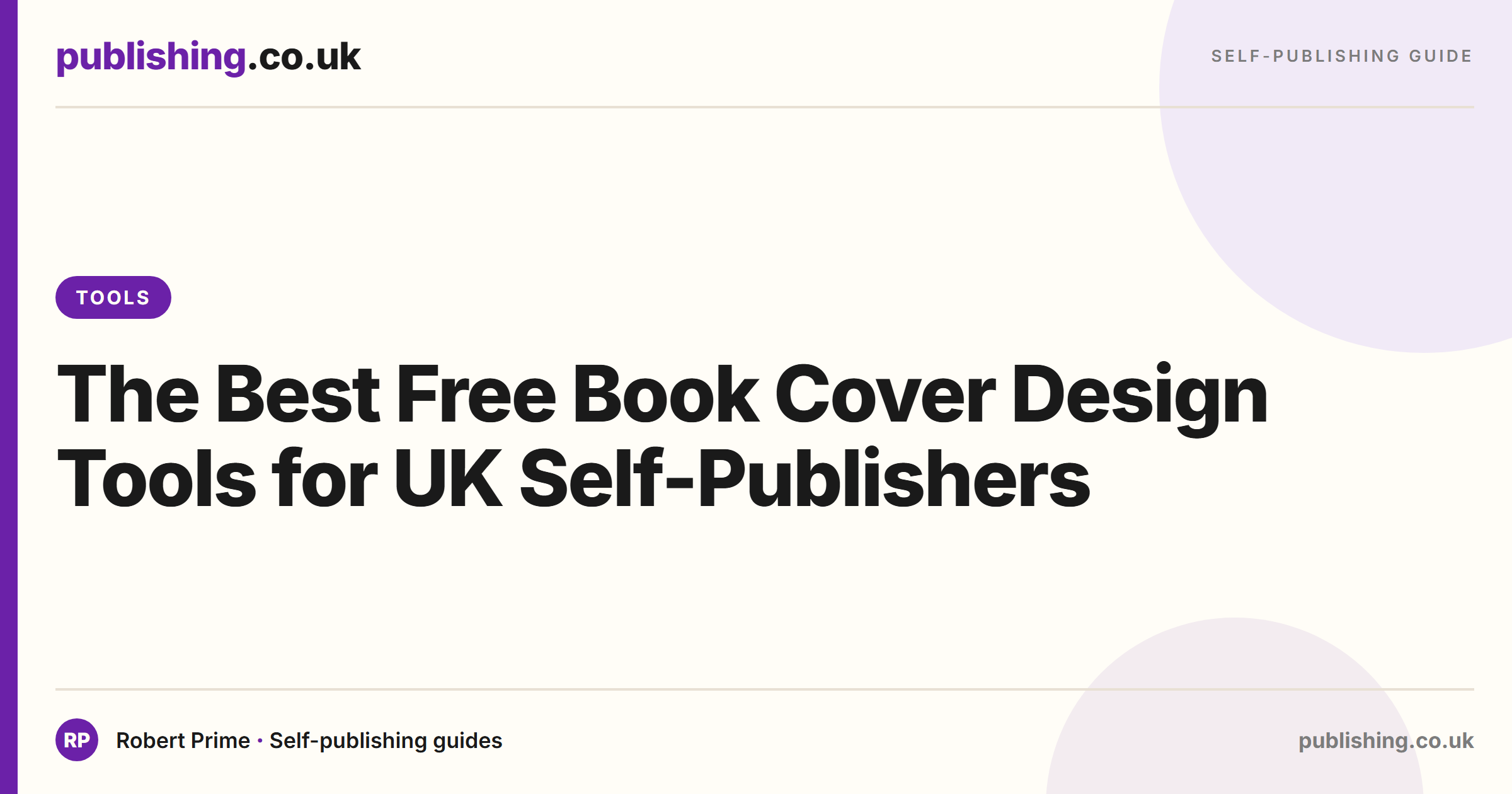 The Best Free Book Cover Design Tools for UK Self-Publishers