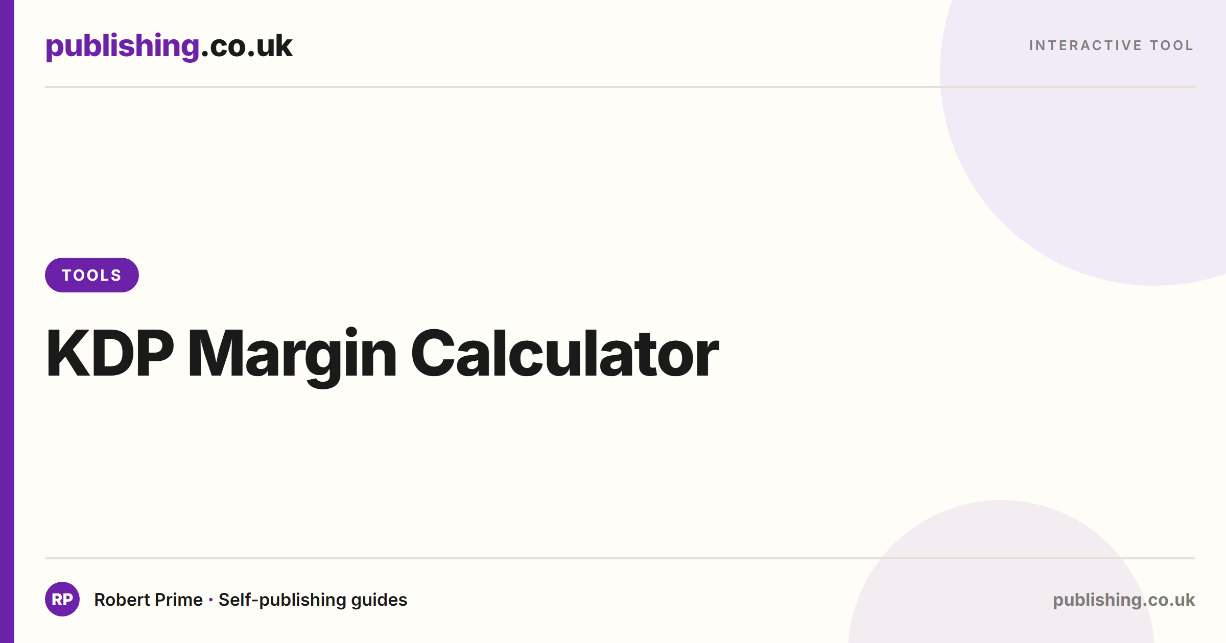 KDP Margin Calculator — Get Exact Gutter Margins for Your Page Count