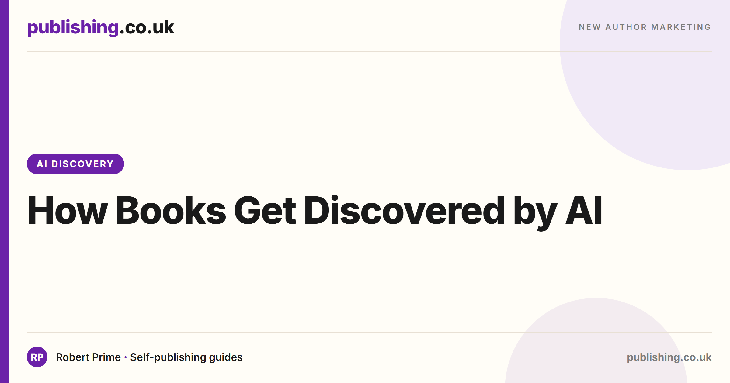 How Books Get Discovered by AI: ChatGPT, Rufus & the Zero-Click Era