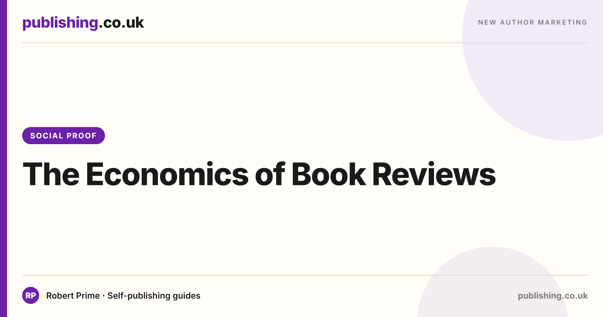 The Economics of Book Reviews: What Social Proof Is Really Worth